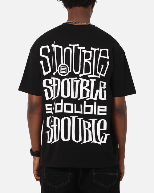 S Double Logofest T-Shirt Black