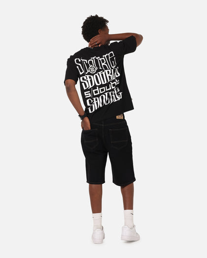 S Double Logofest T-Shirt Black