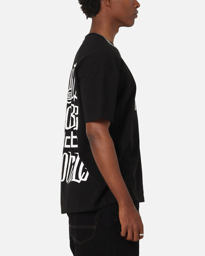S Double Logofest T-Shirt Black