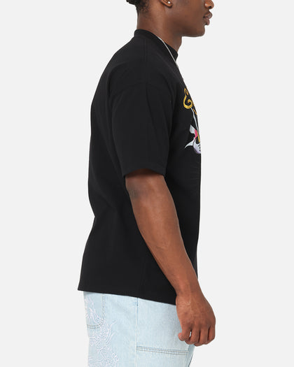 Ed Hardy Stay True Rhinestone T-Shirt Black