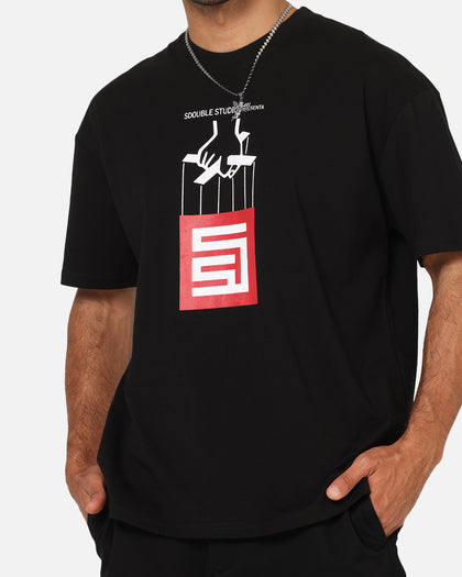 S Double Godfather T-Shirt Black