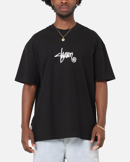 S Double Small Stock T-Shirt Black