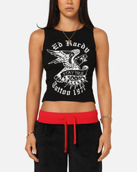 Ed Hardy Women's Stay True Tank Black