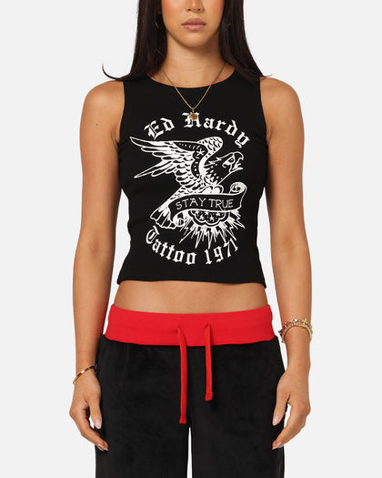 Ed Hardy Women's Stay True Tank Black