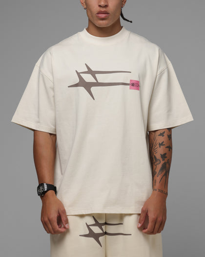 Loiter Hybrid Premium T-Shirt Beige