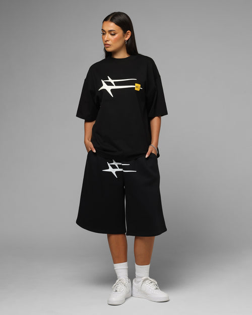 Loiter Hybrid Premium T-Shirt Black