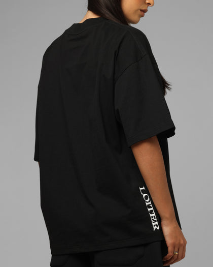 Loiter Hybrid Premium T-Shirt Black
