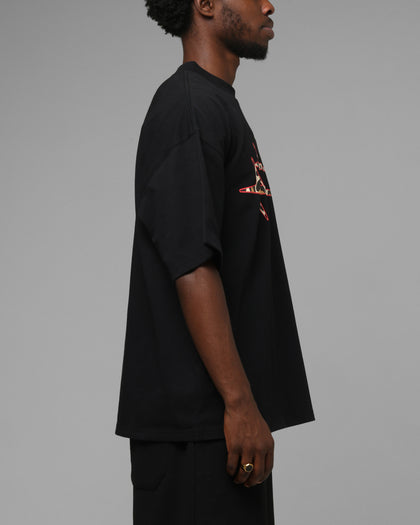 Loiter Hybrid Premium T-Shirt Black/Leopard