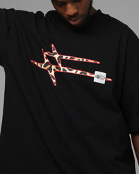 Loiter Hybrid Premium T-Shirt Black/Leopard