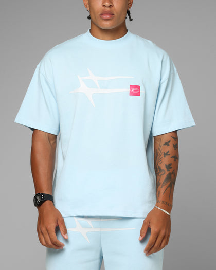 Loiter Hybrid Premium T-Shirt Light Blue