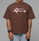 Loiter Hybrid Premium T-Shirt Brown