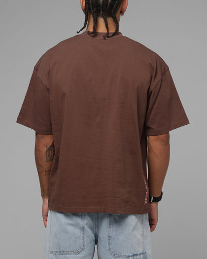 Loiter Hybrid Premium T-Shirt Brown