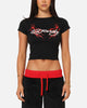 Ed Hardy Women's Tribal Baby T-Shirt Black/Red