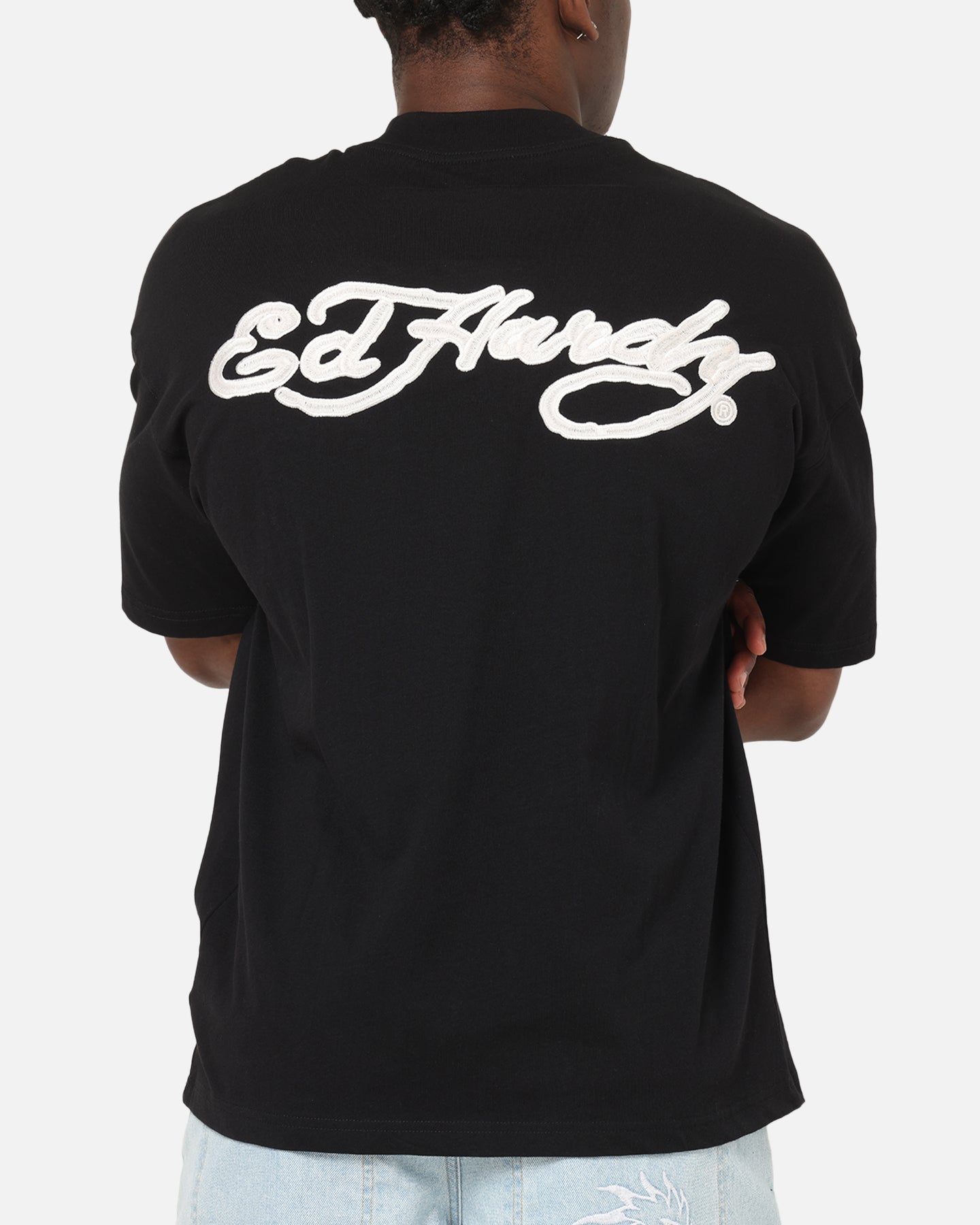 Ed Hardy tシャツ⭐︎ Ed Hardy Techno Oversized T-Shirt Vintage Wash | Culture Kings US