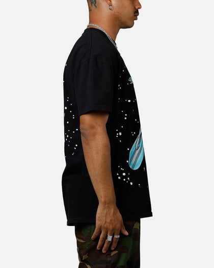 73Studio Marvel Fantastic Four Silver Surfer Vintage T-Shirt Black