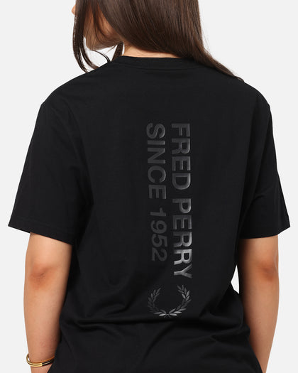 Fred Perry Bold Branding T-Shirt Black