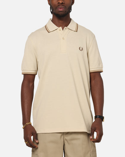 Fred Perry Twin Tipped Polo Shirt Oatmeal