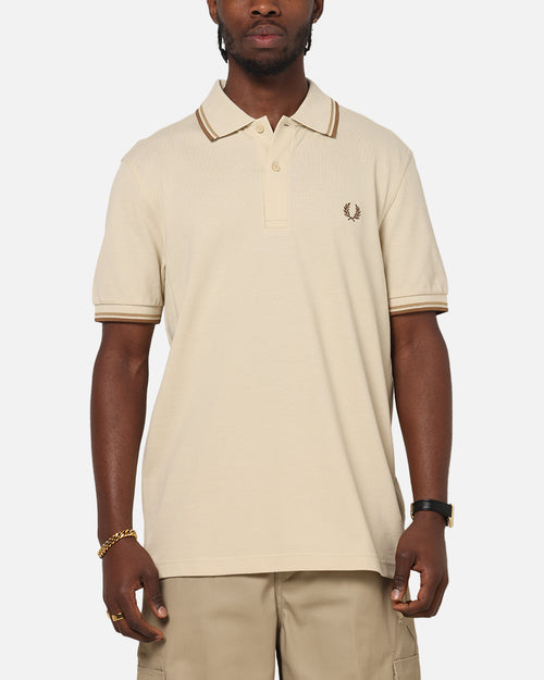 Fred Perry Twin Tipped Polo Shirt Oatmeal