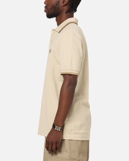 Fred Perry Twin Tipped Polo Shirt Oatmeal