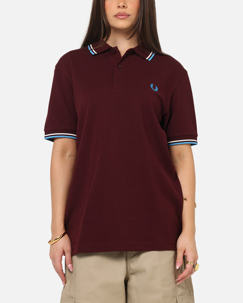 Fred Perry Twin Tipped Polo Shirt Oxblood