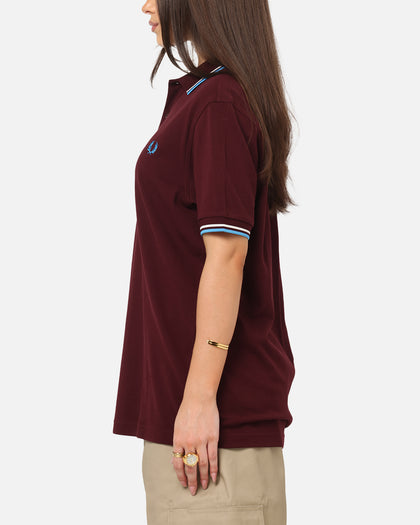 Fred Perry Twin Tipped Polo Shirt Oxblood