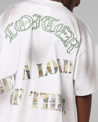 Loiter Premium Action Figure T-Shirt White