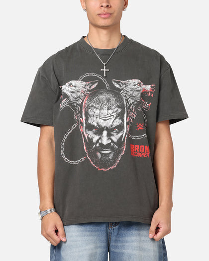 Culture Kings X WWE Bron Breaker Heavy T-Shirt Black Wash