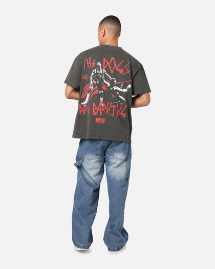 Culture Kings X WWE Bron Breaker Heavy T-Shirt Black Wash