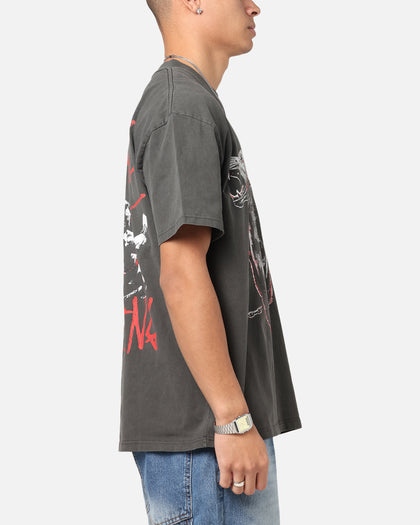 Culture Kings X WWE Bron Breaker Heavy T-Shirt Black Wash