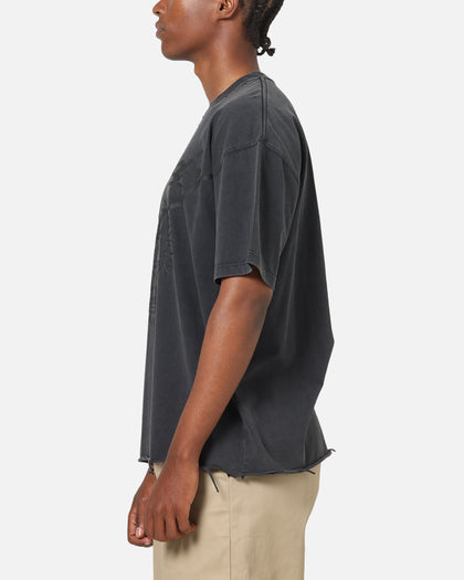 Ed Hardy Distress Tiger T-Shirt Black