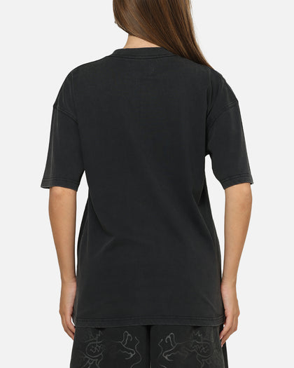 Ed Hardy Double Dragon Applique T-Shirt Black