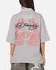 Ed Hardy Dragon Zip Shirt Grey/White