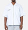 Carre Oxford Stripe Zip Up Shirt Blue/White Stripe