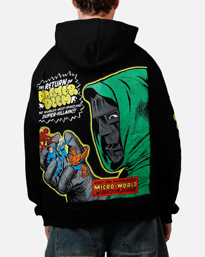 American Thrift Marvel Fantastic Four Doctor Doom Villain Premium Hoodie Black