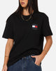 Tommy Jeans Regular Flag Graphic T-Shirt Black