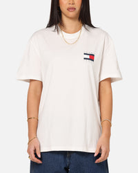 Tommy Jeans Regular Flag Graphic T-Shirt Ecru
