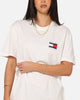 Tommy Jeans Regular Flag Graphic T-Shirt Ecru