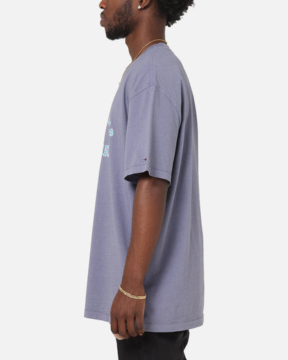 Tommy Jeans Relax Overdyed Varsity T-Shirt Washed Blue