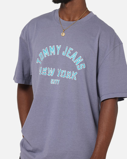 Tommy Jeans Relax Overdyed Varsity T-Shirt Washed Blue