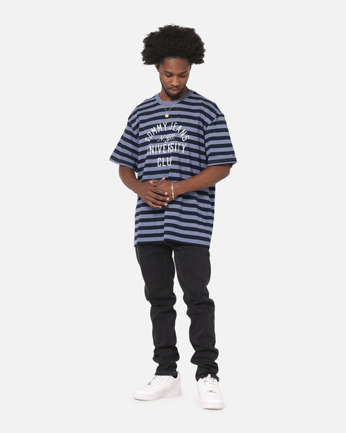 Tommy Jeans Relax Stripe Graphic T-Shirt Dark Night Navy