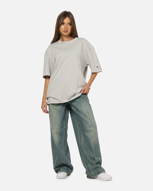 Champion Heritage New Script T-Shirt Iron Grey