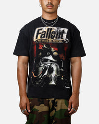 73Studio X Fallout '97 Fallout Vintage T-Shirt Black Acidwash