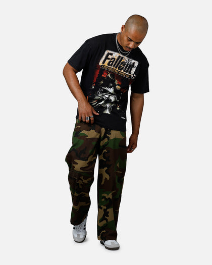 73Studio X Fallout '97 Fallout Vintage T-Shirt Black Acidwash