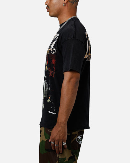 73Studio X Fallout '97 Fallout Vintage T-Shirt Black Acidwash