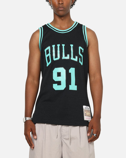 Mitchell & Ness Chicago Bulls Dennis Rodman 'Cool Blue' Swing Jersey Black/Blue