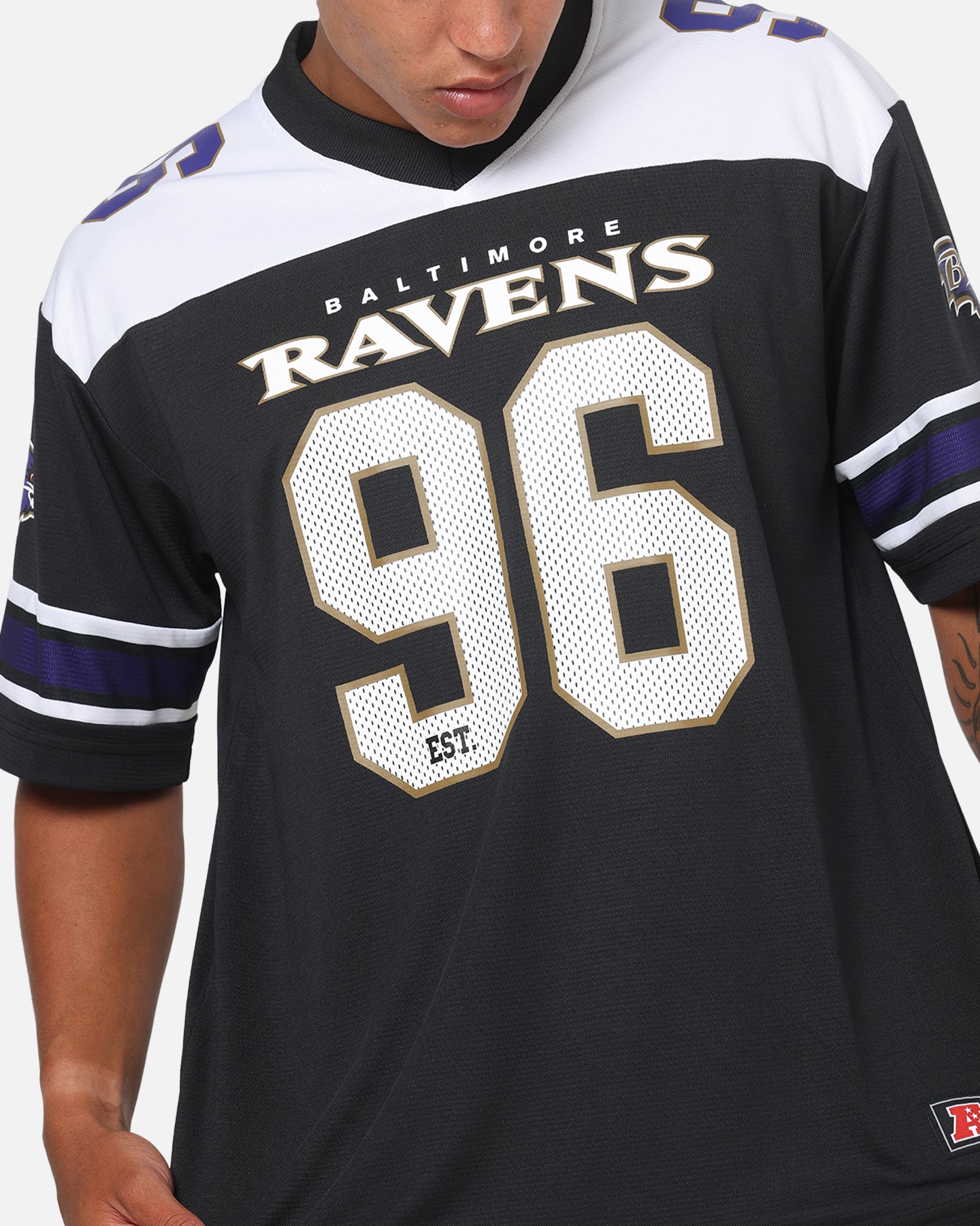 Majestic Athletic Baltimore Ravens Glenver Mesh Oversized T-Shirt