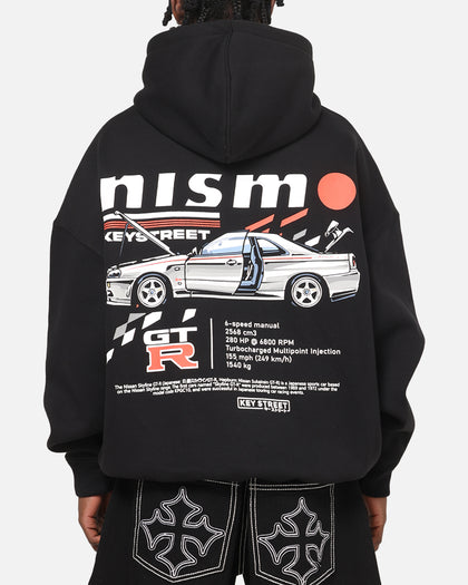 Key Street R34 GTR Premium Hoodie Black
