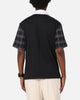 Adidas Tartan Regular Rugby Polo T-Shirt Black