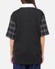 Adidas Tartan Regular Rugby Polo T-Shirt Black