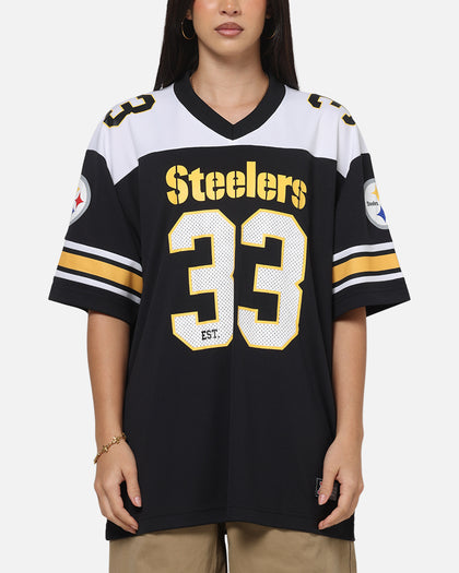 Majestic Athletic Pittsburgh Steelers Glenver Mesh Oversized T-Shirt Black